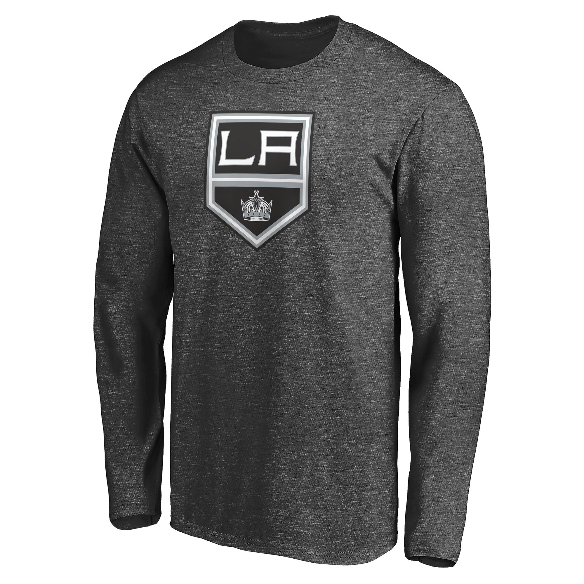 Men's Fanatics Charcoal Los Angeles Kings Long Sleeve T-Shirt